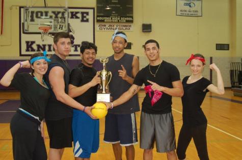 The winners of the "Dodge For Fallen Knights" tournament.  Credit: Mrs. Reardon