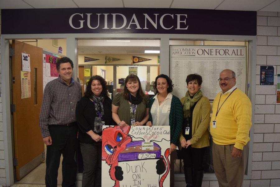 Our HHS Guidance Department: Mr. OConner, Mrs. Horton, Mrs. Izquierdo, Mrs. Nadeau, Mrs. Bryla, and Mr. Gonzalez. 