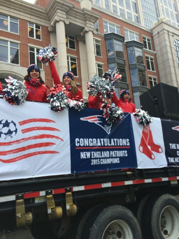 The Patriots Parade Hits Boston