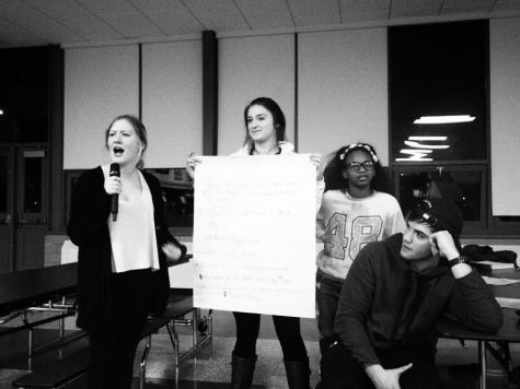 Holyoke students Rachel Hall, Ashley Morsen, Nany DeJesus, and Brian Swierzewski spoke their minds.