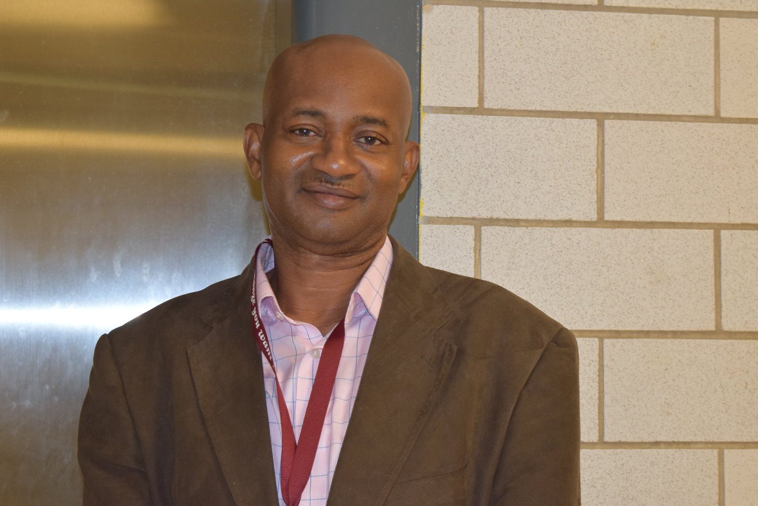 Mr. Ukandu joins the ranks of the HHS faculty. (Photo Credit: Liza Keane)