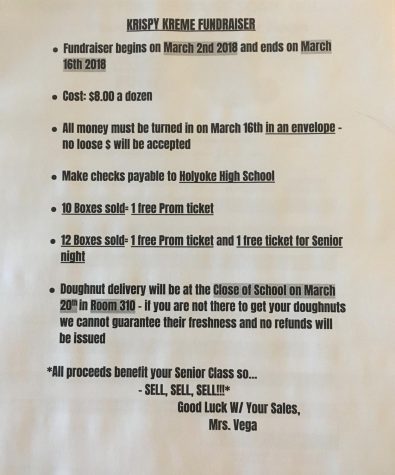 Annual Krispy Kreme Fundraiser Benefits the HHS Senior Class