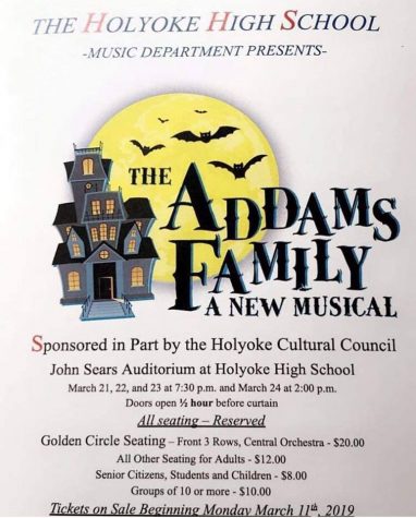 The Addams Family to come to Holyoke High this weekend!