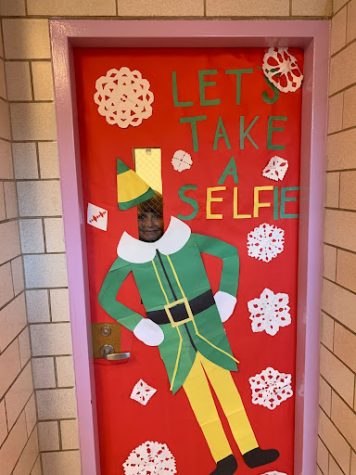 Door Decorating at Holyoke High